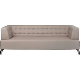 xl moebel gmbh Büroeinrichtung Sofa Couch 2 Sitzer Arbeitszimmer Polstersofa Kunstleder Möbel - Beige
