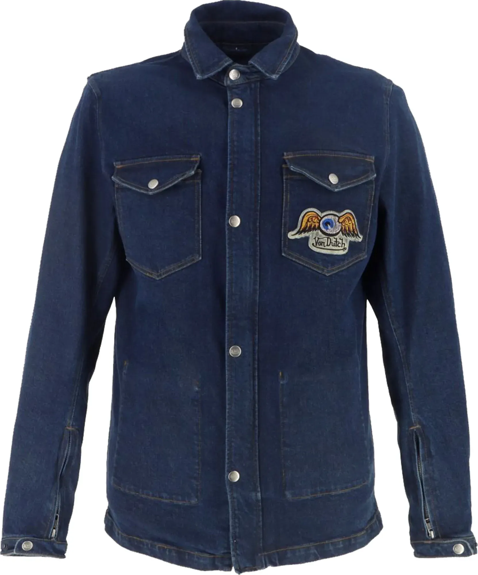 Von Dutch x Helstons Captain Motorshirt, L Voorman