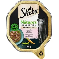 Sheba® Katzen-Nassfutter Nature's in Sauce mit Lachs 22x 85,0 g