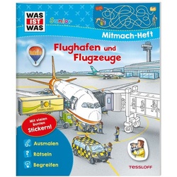 WAS IST WAS Junior Mitmach-Heft Flughafen und Flugzeuge