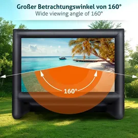 eSmart PUBLIC AIR 14 Aufblasbare Outdoor Leinwand 247 x 137 cm (110") 16:9 aufblasbar