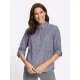 Witt Weiden Baumwoll-Bluse blau 42