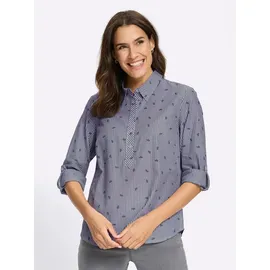 Witt Weiden Baumwoll-Bluse blau 42