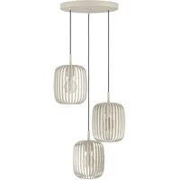 EGLO Pendelleuchte Romazzina Alu, Eisen, Stahl & Metall Beige Sand