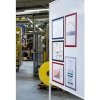 Durable Schutzrahmen Duraframe Magnetic A3 dunkelblau, 5er-Pack (486807)