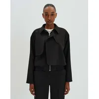 Someday Jackenblazer NECILIA Loose im Trench Stil Black, 36
