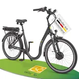 aktivelo Elektrofahrrad, Alu Tiefeinsteiger City E-Bike 26 Zoll Damen und Herren