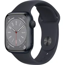 Apple Watch Series 8 GPS 41 mm Aluminiumgehäuse mitternacht, Sportarmband mitternacht