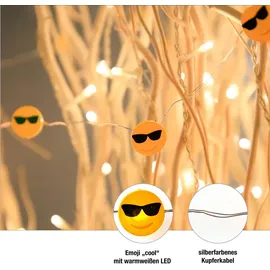 Hellum LED Lichterkette Kupfer 90 cm Warmweiß