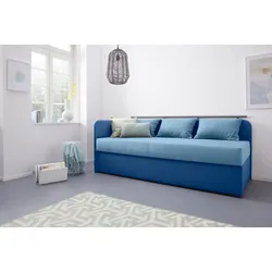 Polsterliege MAINTAL "Diana", blau, B:83cm, Komplettbetten