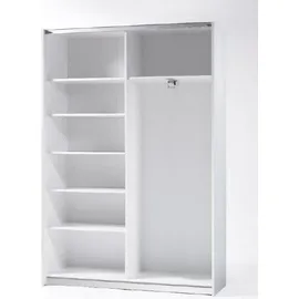 Pol-Power Schwebetürenschrank Fast 125 x 195 x 38 cm Eiche