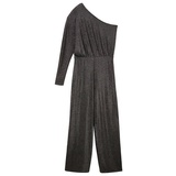 TOM TAILOR Jumpsuit mit Effektgarn, Black, XL