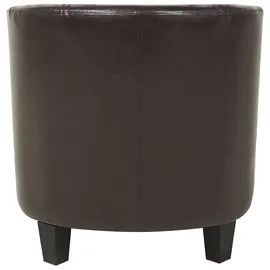 Beliani Sessel Borwick Kunstleder 0 x 0 x 0 cm Braun
