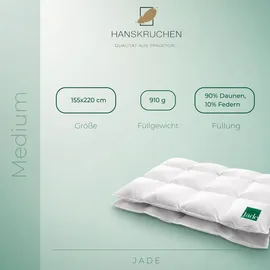 HANSKRUCHEN GmbH Hanskruchen, Jade (910 g, Daune, 155 x 220 cm)