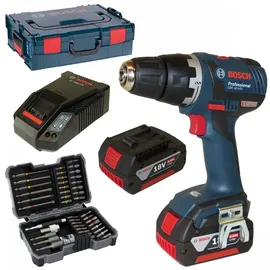 Bosch GSR 18 V-EC Professional inkl. 2 x 4,0 Ah + L-Boxx (0615990GB4)