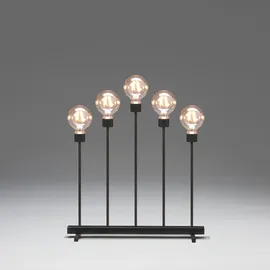 Konstsmide 3964-710TR LED-Laterne Bernstein LED Schwarz EEK: F (A - G)