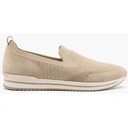 Komfort Slipper - Damen - taupe