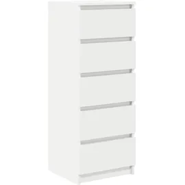 vidaXL Sideboard 37,5 x 99 x 35 cm Weiß