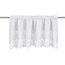 HOSSNER - ART OF HOME DECO Querbehang »Staffelsee« Stangendurchzug 1 Stk. tlg. HOSSNER - ART OF HOME DECO weiß