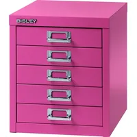 BISLEY MultiDrawer Schubladenschrank 38 x 28 x 33 cm pink