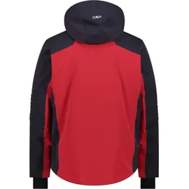 CMP Man Jacket Zip Hood Skijacke Rot 54