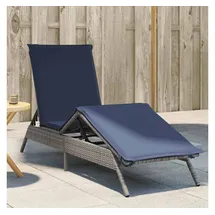 vidaXL Sonnenliege 200 x 59 x 85 cm Grau