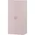 [en.casa] Kinderkleiderschrank Sandnes 123 x 60 x 40 cm Holznachbildung weiß rosa