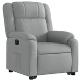 vidaXL Relaxsessel mit Aufstehhilfe Elektrisch 95 x 99 x 95 cm Hellgrau