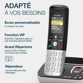 Alcatel FX990 Voice Duo Schwarz/Grau