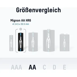 Ansmann Akku Mignon AA 2650 mAh 8 St.