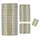 CAWÖ Noblesse Cashmere Streifen 1056 Gästehandtuch 30 x 50 cm sand