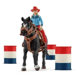 schleich® Barrel Racing mit Cowgirl 42576
