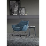 furninova Loungesessel Egon Quilt«, blau