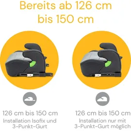 Osann Sitzerhöhung Lux Isofix universe grey i-Size