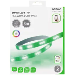 Deltaco Smart Home RGB LED-Streifen WiFi Dimmbar - 3M