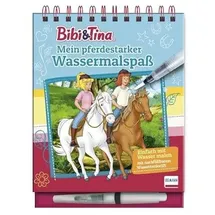 ULLMANN MEDIEN Ullmann Bibi & Tina – Mein pferdestarker Wassermalspaß (Magic Water Colouring):