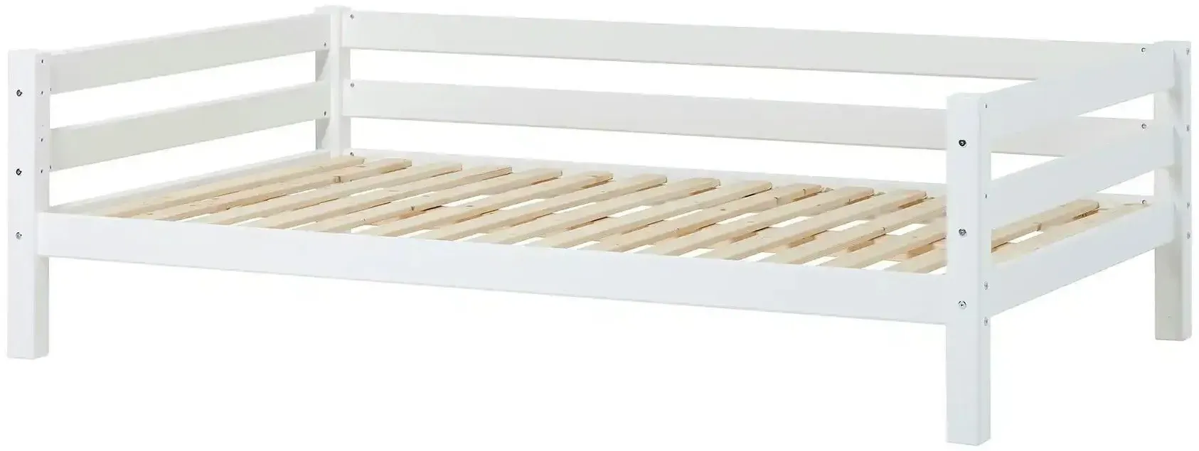 Hoppekids Kinderbett  ECO Luxury ¦ weiß ¦ Maße (cm): B: 129 H: 62
