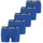 Head Boxershorts unifarben blau M 5er Pack