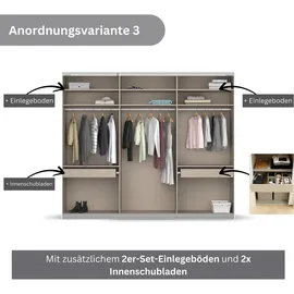 Rauch Schwebetürenschrank KOLUNA 271 x 229 x 62 cm Weiß