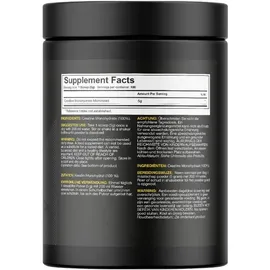 Dedicated Creatin Premium Micronised Pulver 500 g