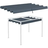 Outsunny Ersatzdach für Pergola 3x2,5 m Dunkelgrau