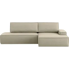 OTTO home Ecksofa Cord 2-Sitzer Grün