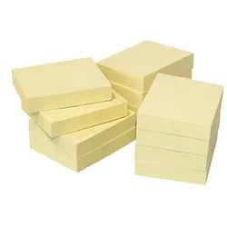 inFO Recycling Haftnotizen 5653-11BOX gelb, 12 Blöcke