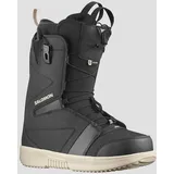 Salomon Faction Snowboardschuhe - Black / Black / Rainy Day 26.5