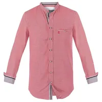 FUCHS Trachtenhemd Hemd Georg rot mit Stehkragen rot 3XL