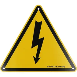 KS Tools Warnschild-Hybrid-Blitz, Aluminium - 117.0178