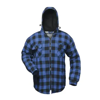 CRAFTLAND Thermohemd mit Kapuze - 3XL - blau/schwarz