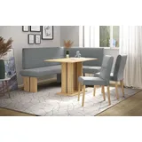 Home Affaire Eckbankgruppe »Emma Essgruppe Esszimmer Küche«, (Set, 4-tlg) grau (Romeo 8033),