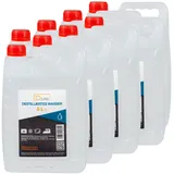 D.LINE Destilliertes Wasser 5 Liter, (8 x 5 Liter) - 8 x 5 Liter