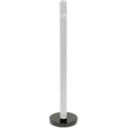 Securit® Edelstahl Aschenbecher Fuß, witterungsbeständig, exkl. Pfosten 4x25x25cm | 3,8kg